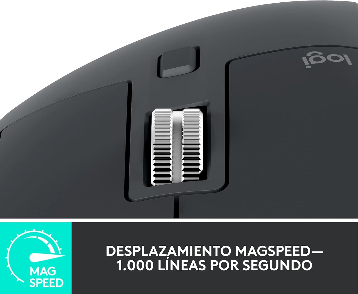 Rato Ergonómico Sem Fios por Bluetooth Logitech MX Master 3S For Business/ Bateria recarregável/ Até 8000 DPI/ Grafite - Imagem 5