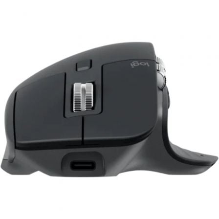 Rato Ergonómico Sem Fios Logitech MX Master 4 8000 DPI Roda MagSpeed Resposta Háptica Grafite - Imagem 3