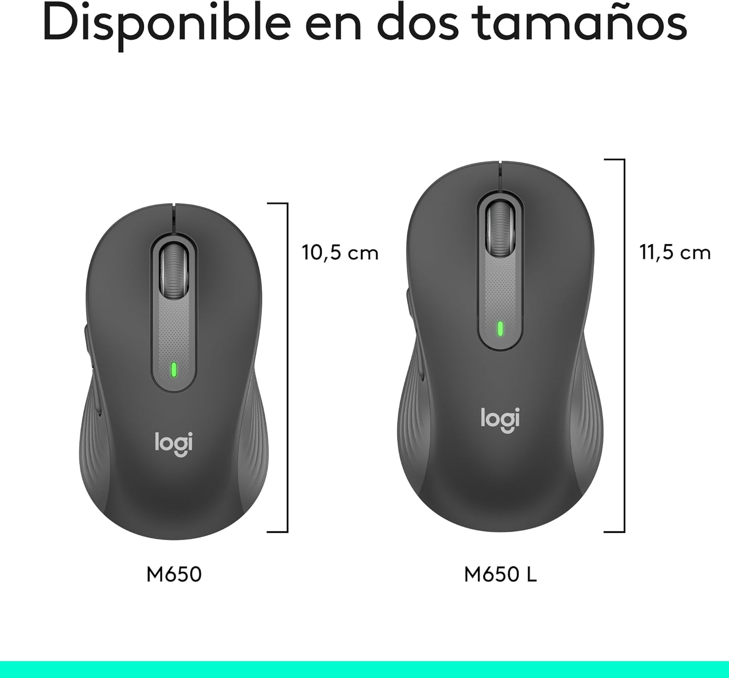Rato Sem Fios por Bluetooth Logitech Signature M650 L/ Até 2000 DPI - Imagem 10
