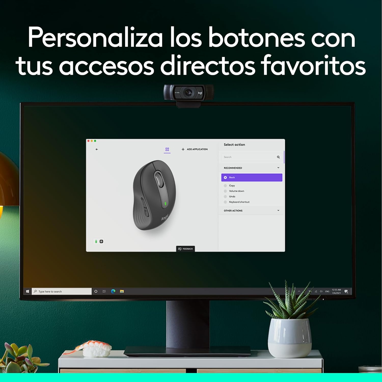 Rato Sem Fios por Bluetooth Logitech Signature M650 L/ Até 2000 DPI - Imagem 6