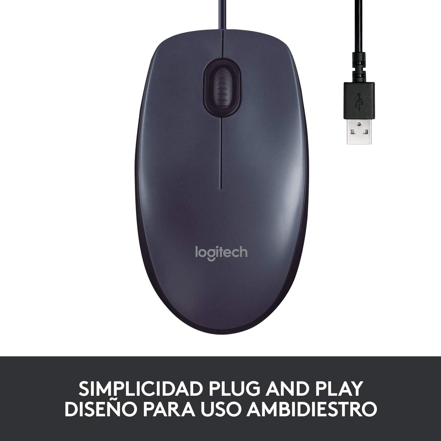 Rato Logitech B100 OEM/ Até 800 DPI - Imagem 4