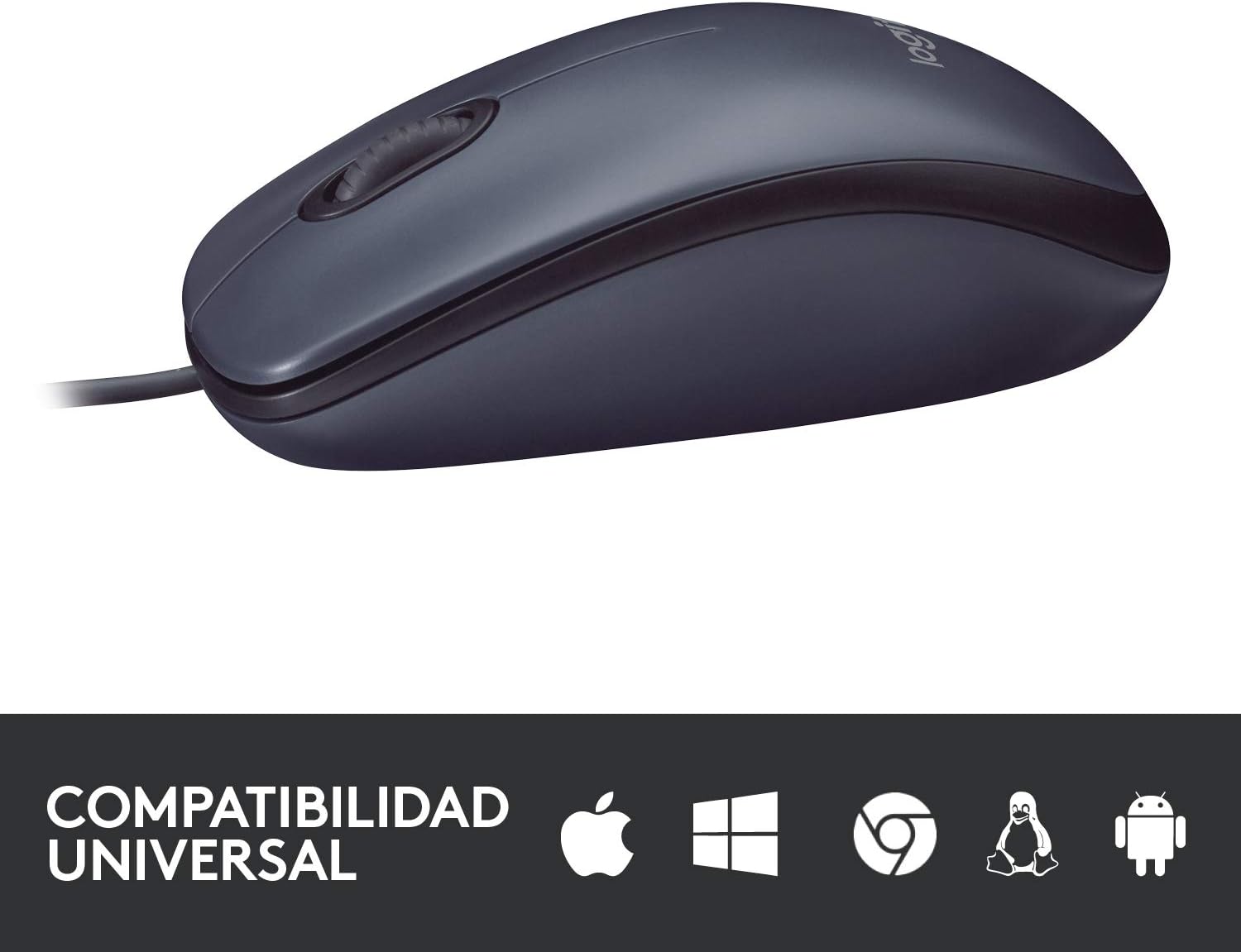 Rato Logitech B100 OEM/ Até 800 DPI - Imagem 5