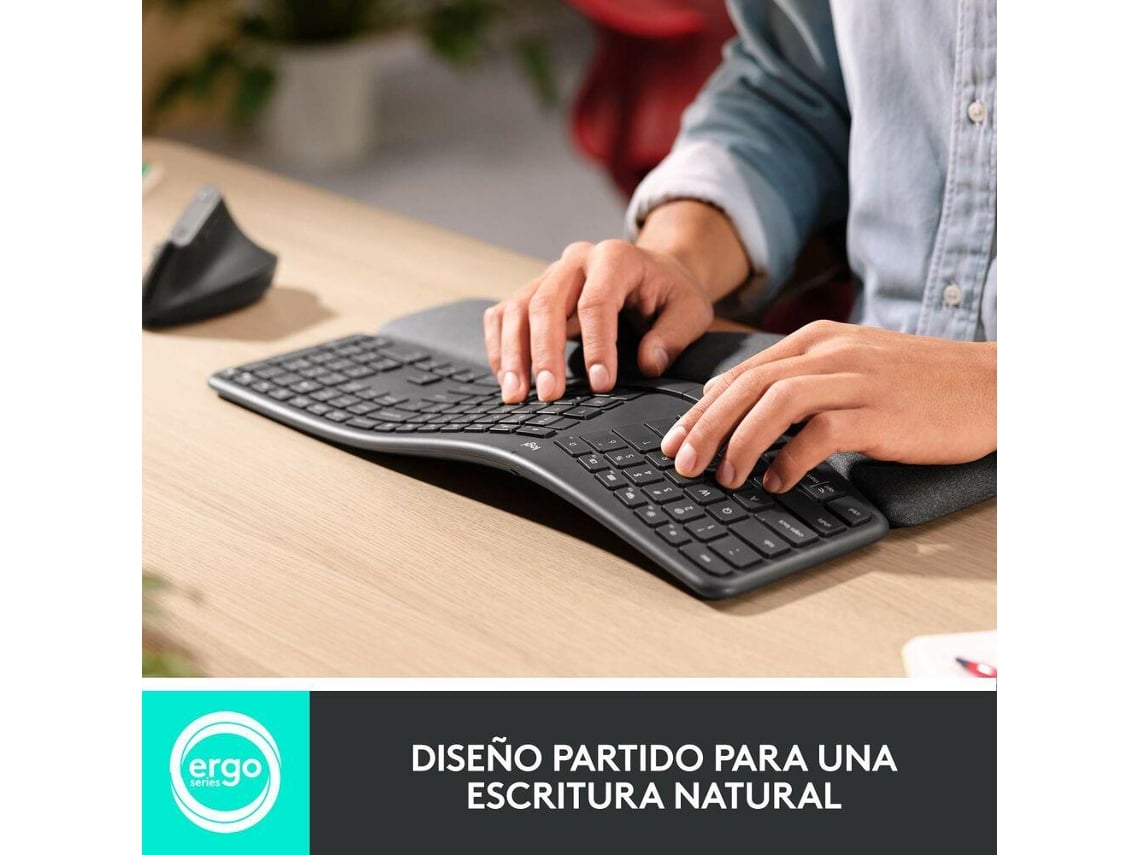 Teclado Sem Fios por Bluetooth Logitech Ergo K860 - Imagem 2