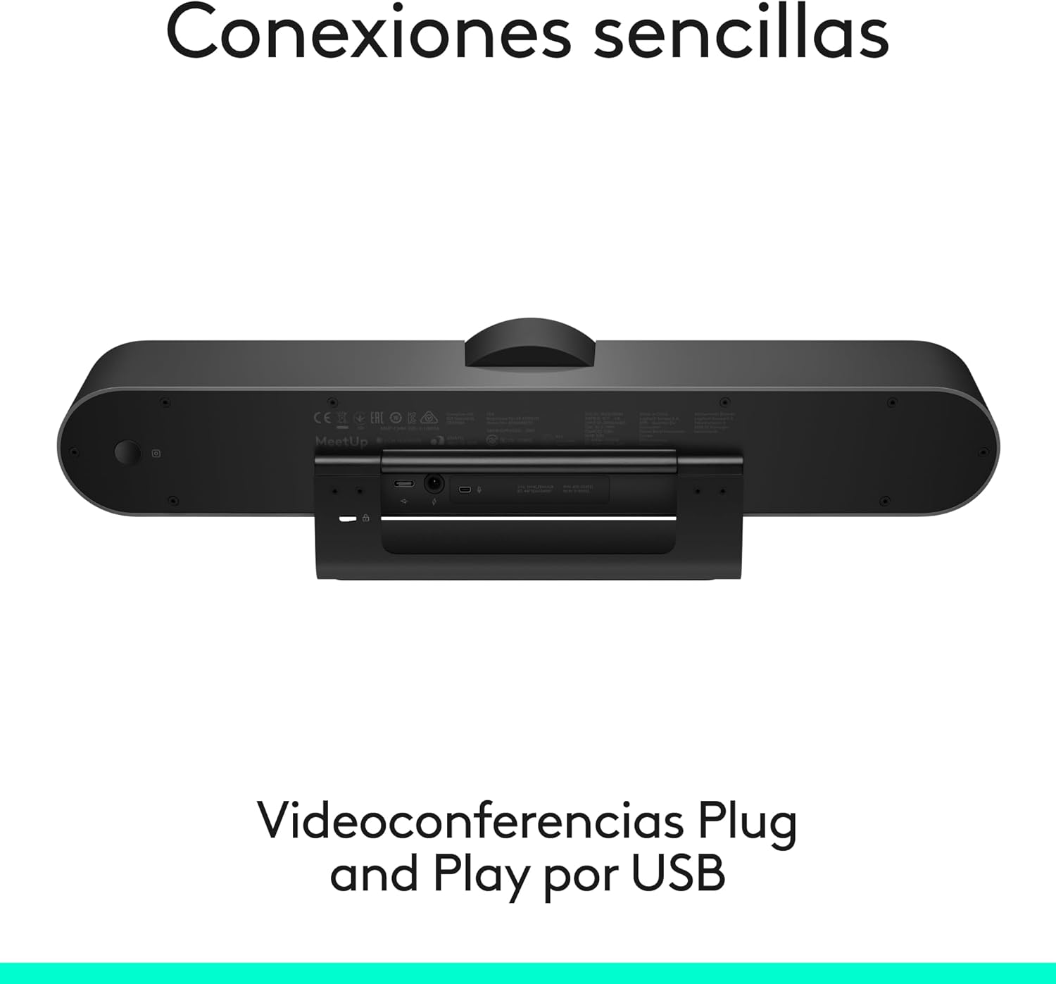 Sistema de Videoconferência Logitech MeetUp/ Campo de Visão 113º/ 4K - Imagem 10