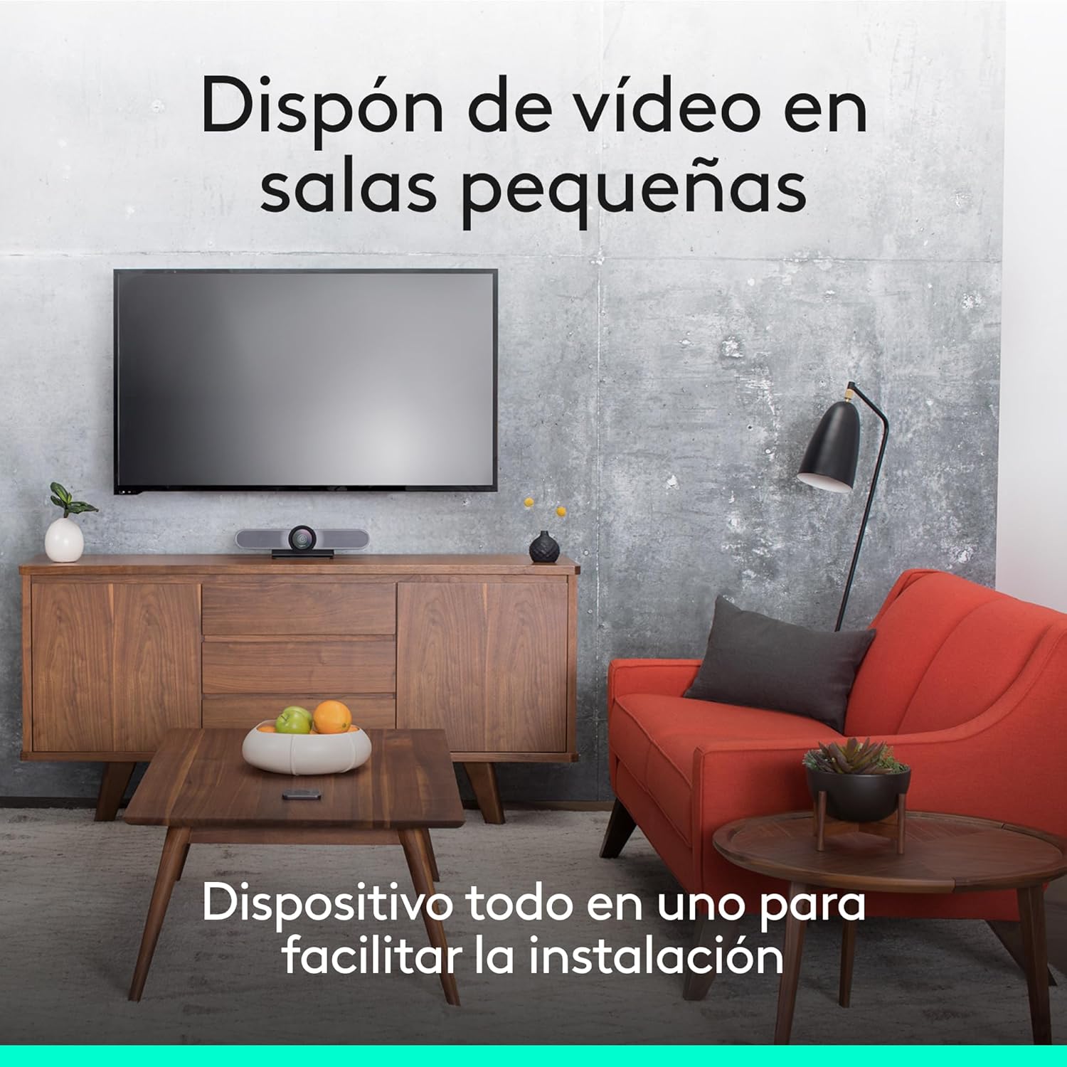 Sistema de Videoconferência Logitech MeetUp/ Campo de Visão 113º/ 4K - Imagem 3