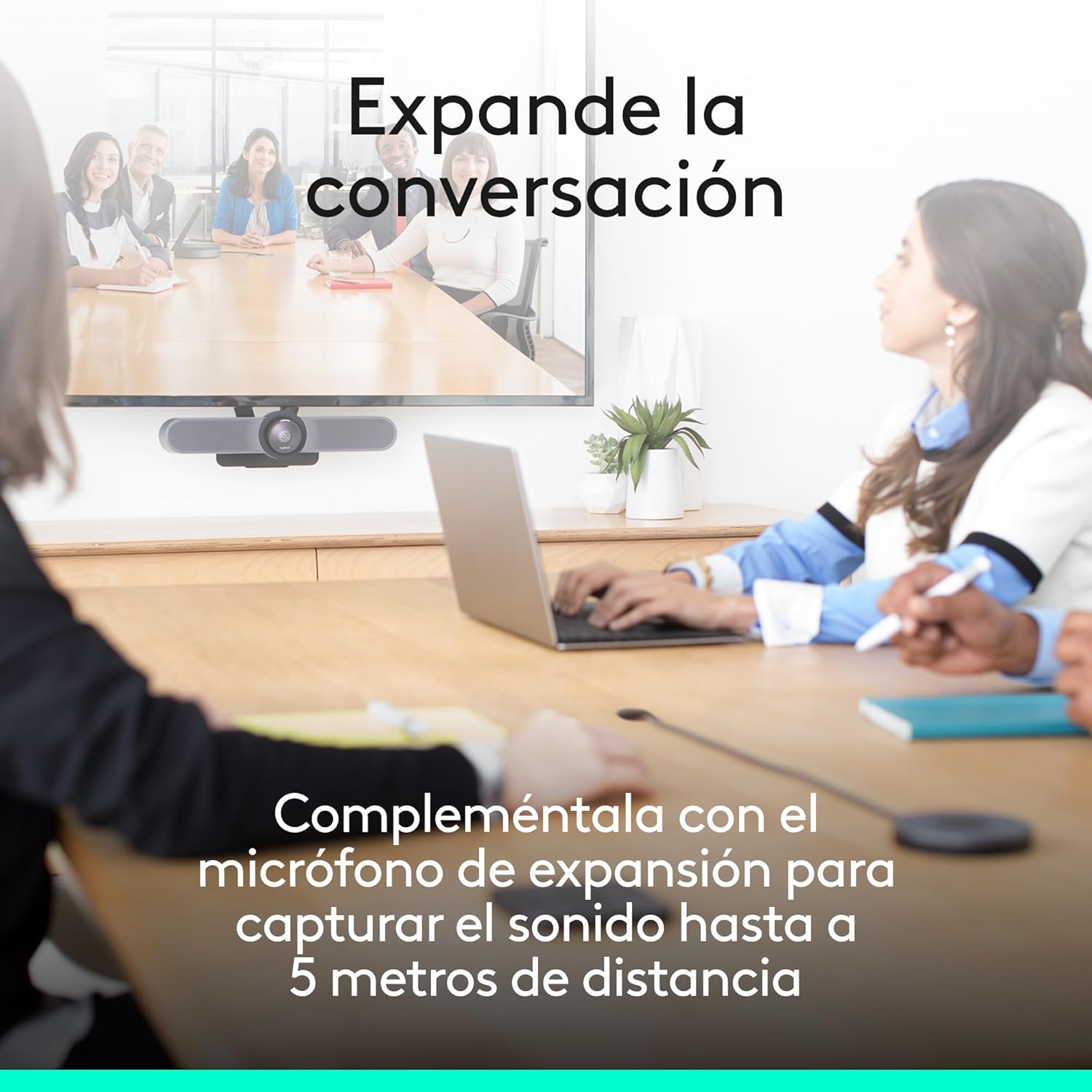 Sistema de Videoconferência Logitech MeetUp/ Campo de Visão 113º/ 4K - Imagem 12