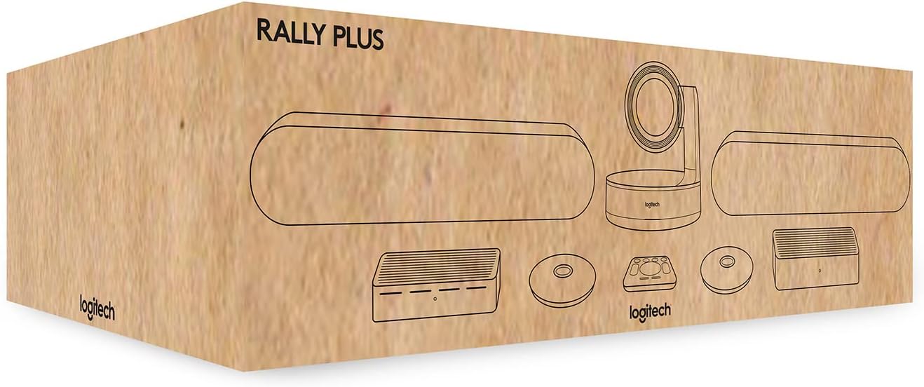 Sistema de Videoconferência Logitech Rally Plus/ Campo de Visão 82º/ 4K - Imagem 9