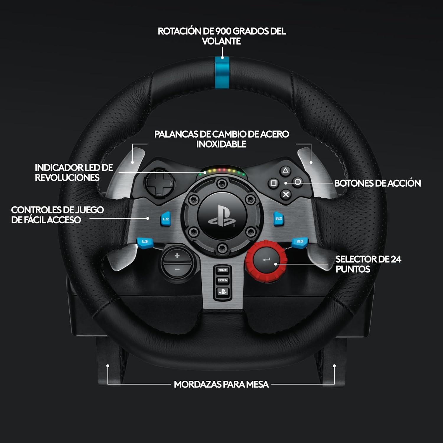 Volante com Pedais Logitech G29 Driving Force - Imagem 6