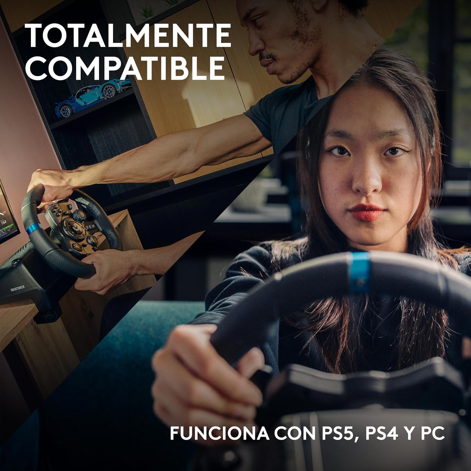 Volante com Pedais Logitech G923 TrueForce para PlayStation PS5/ PC - Imagem 4