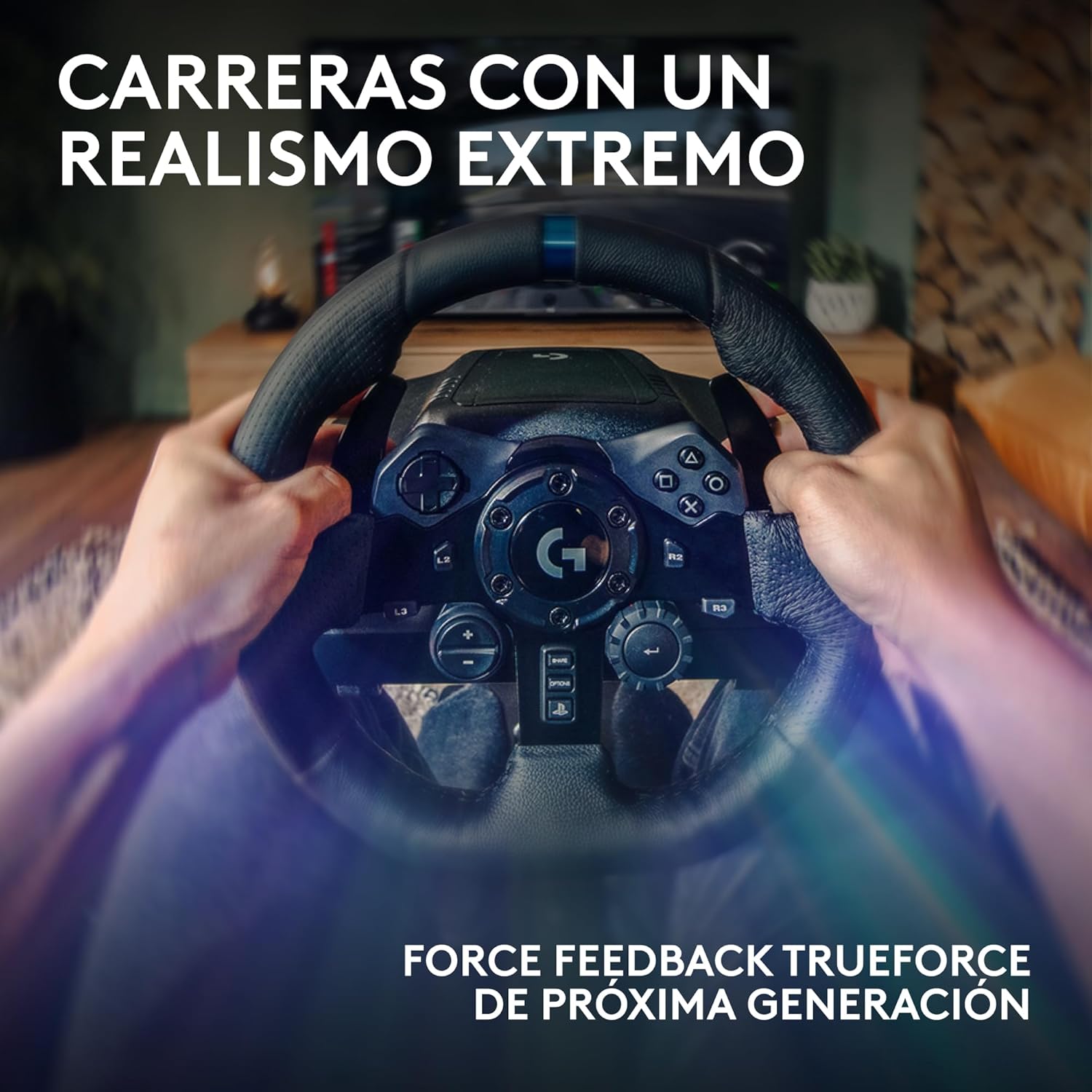 Volante com Pedais Logitech G923 TrueForce para PlayStation PS5/ PC - Imagem 3