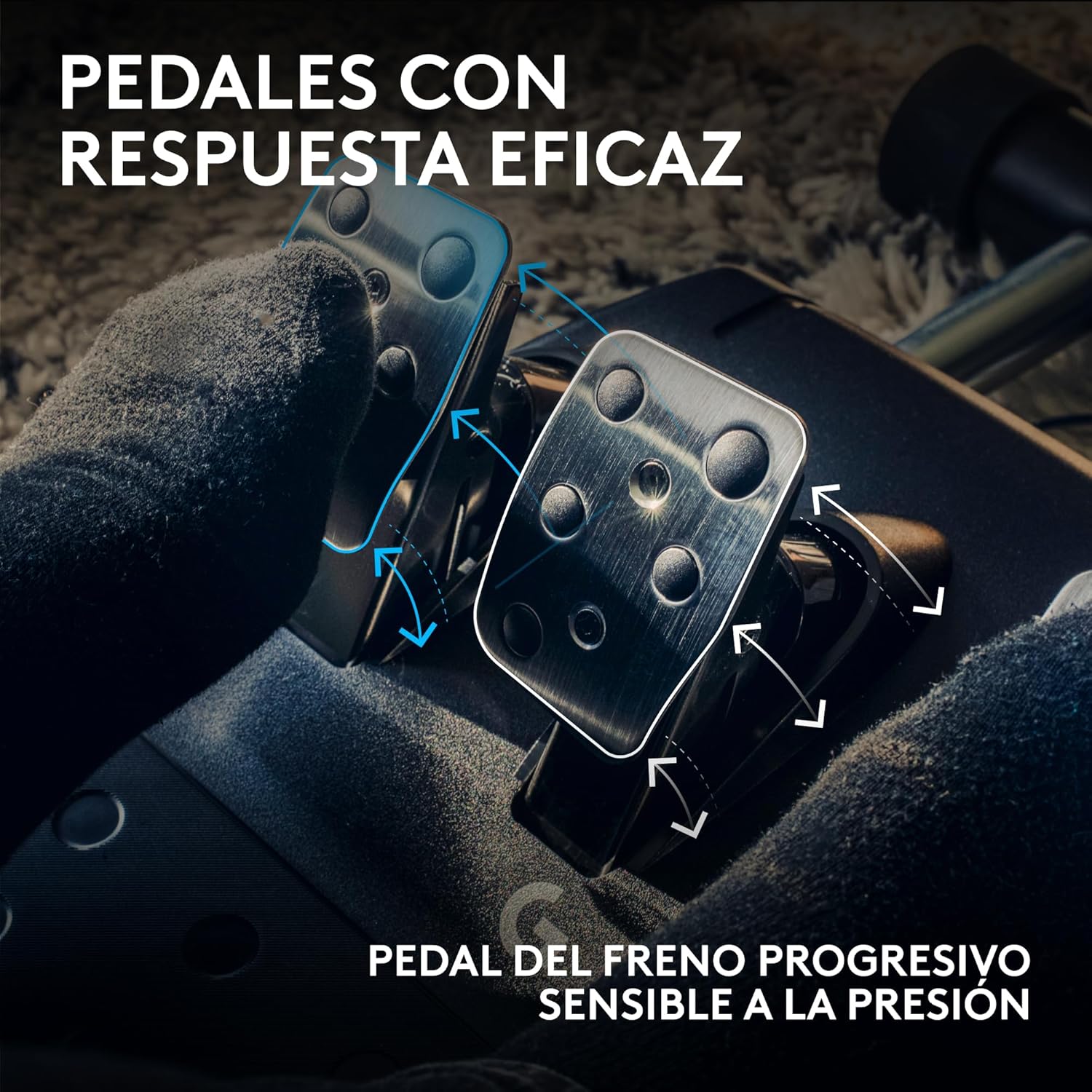 Volante com Pedais Logitech G293 TrueForce para Xbox Series XJS/ Xbox One/ PC - Imagem 7