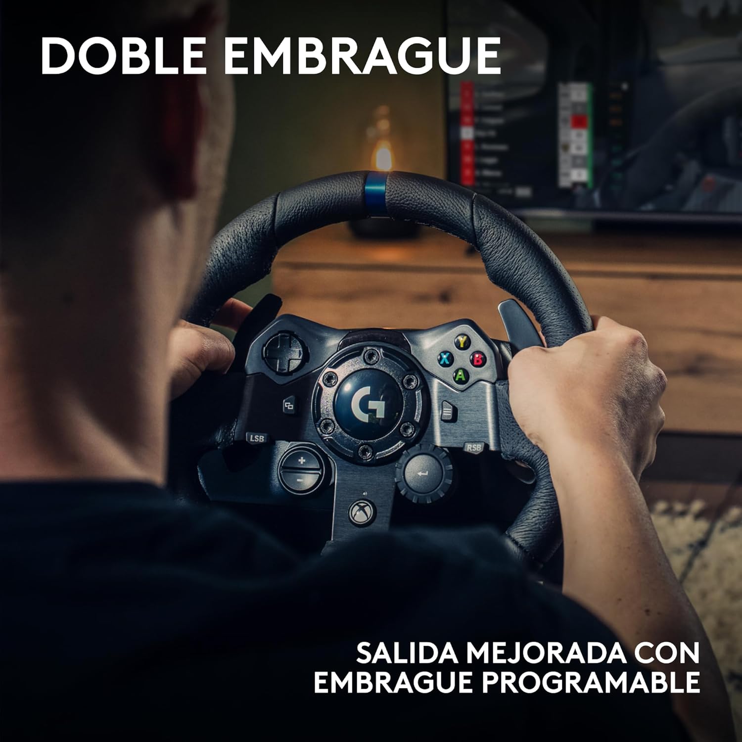 Volante com Pedais Logitech G293 TrueForce para Xbox Series XJS/ Xbox One/ PC - Imagem 5