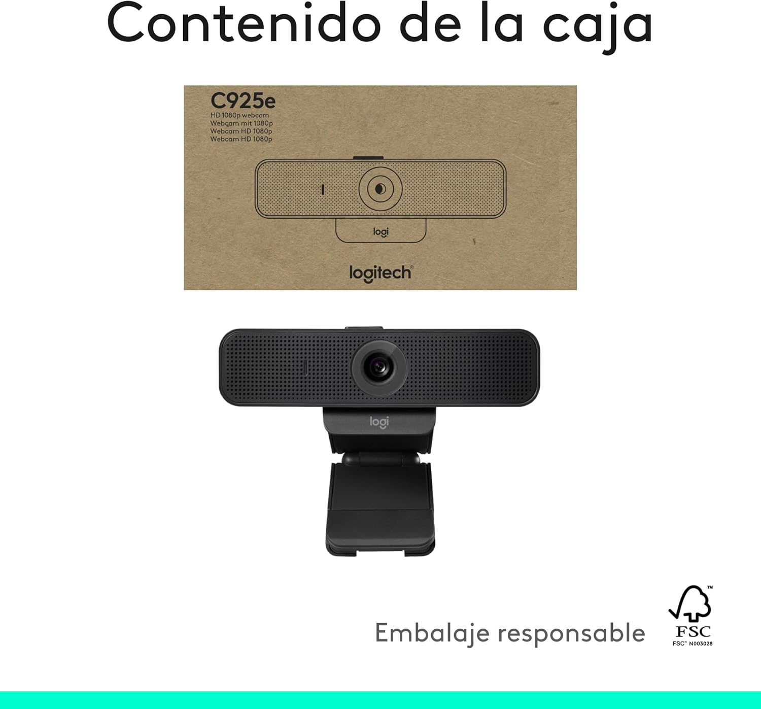 Webcam Logitech C925E/ Focagem Automática/ 1920 x 1080 Full HD - Imagem 11