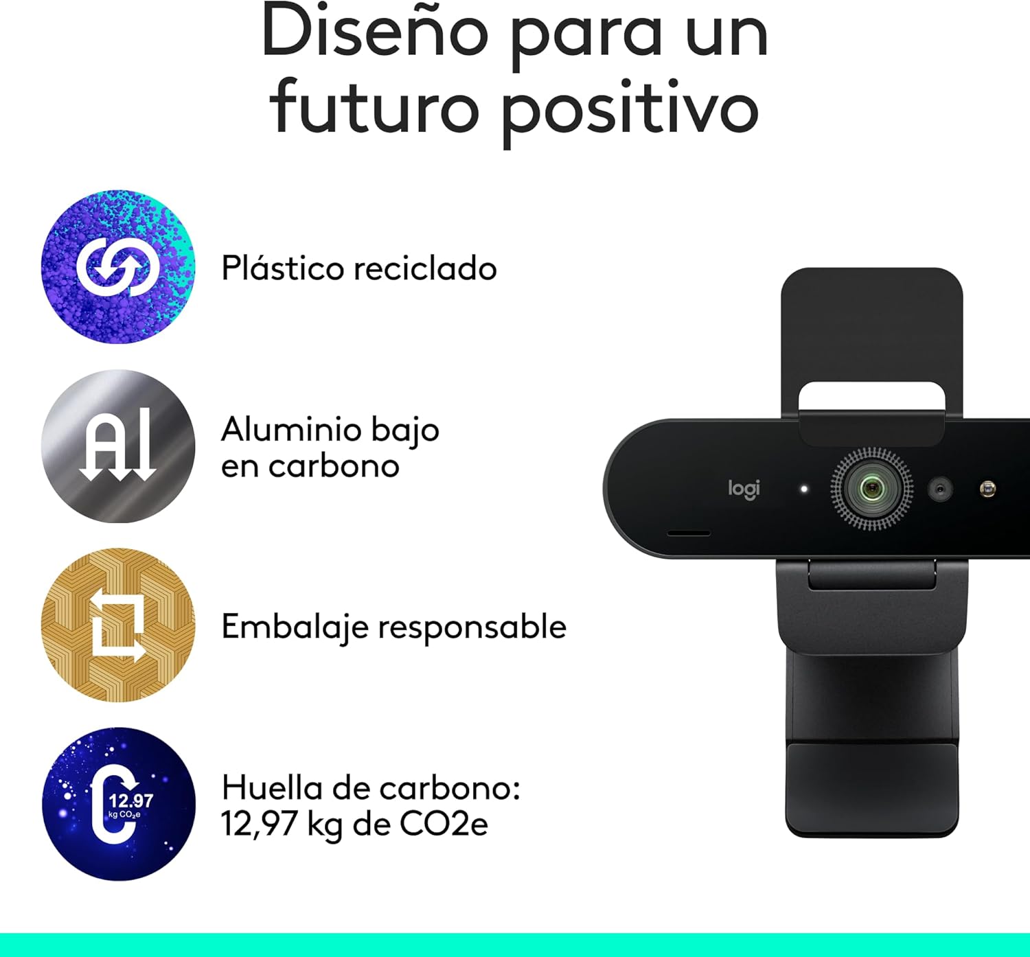 Webcam Videoconferência Logitech Brio 4K / Foco Automático / 4096 x 2160 Ultra HD - Imagem 9