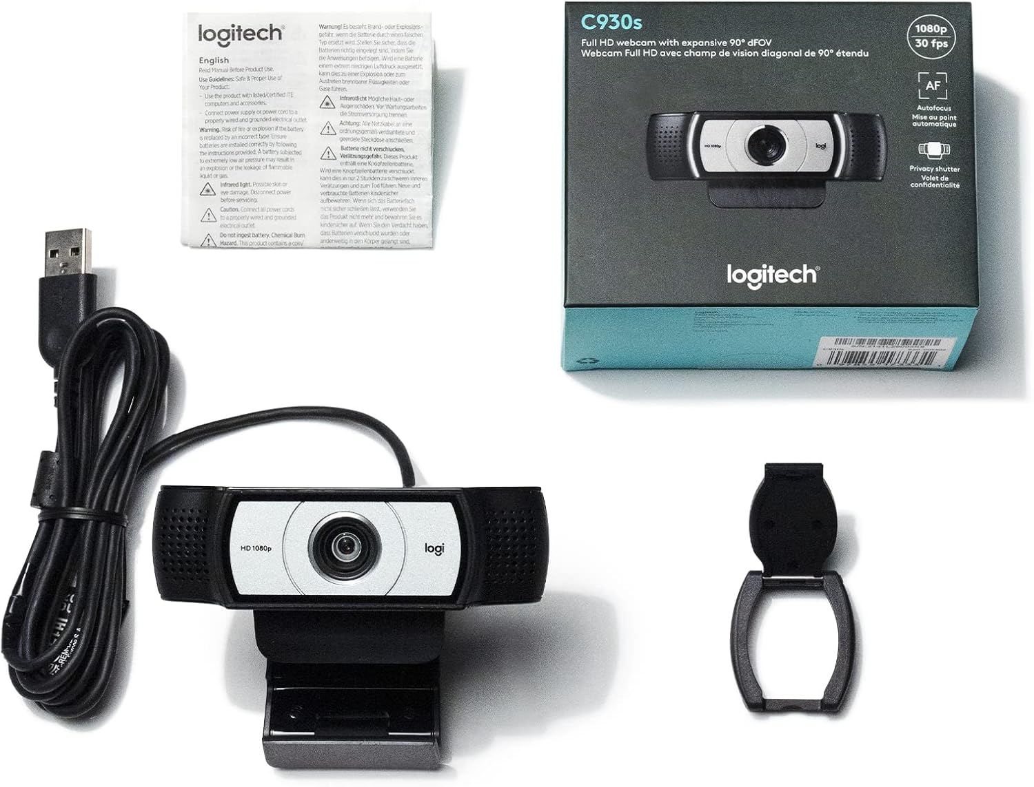 Webcam Logitech C930E/ Focagem Automática/ 1920 x 1080 Full HD - Imagem 9