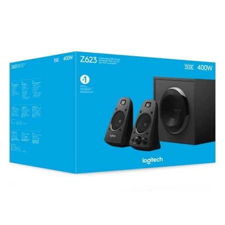 Altifalantes Logitech Z623 THX/ 200W/ 2.1 - Imagem 3