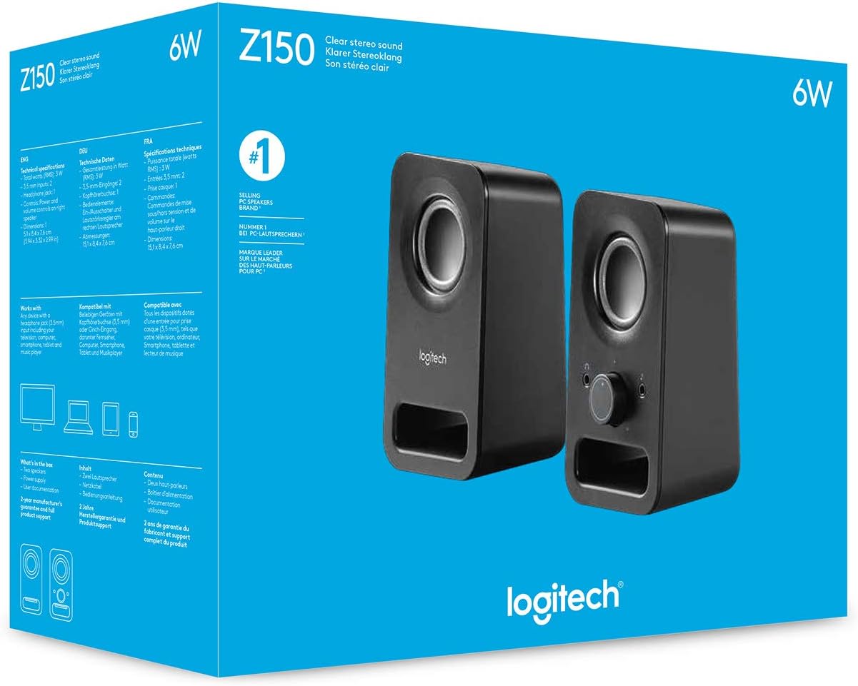 Altifalantes Logitech Z150/ 6W/ 2.0 - Imagem 6