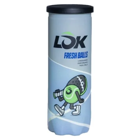 Caixa de Bolas de Padel Lok Sports Fresh Balls 72 Unidades (24 Tubos de 3) Núcleo de Borracha e 50% Lã - Imagem 2