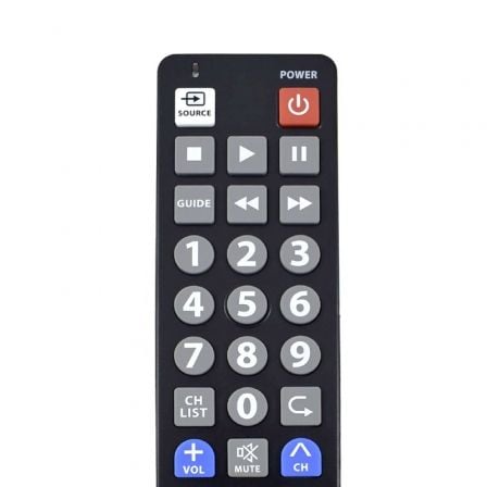 Comando para TV Samsung TMURC502 compatível com Samsung/ LG/ Philips/ Sony/ Panasonic - Imagem 3
