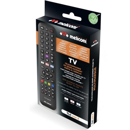 Comando Universal Meliconi TLC Evo 6 para TV Smart TV Netflix YouTube 50 Teclas - Imagem 2