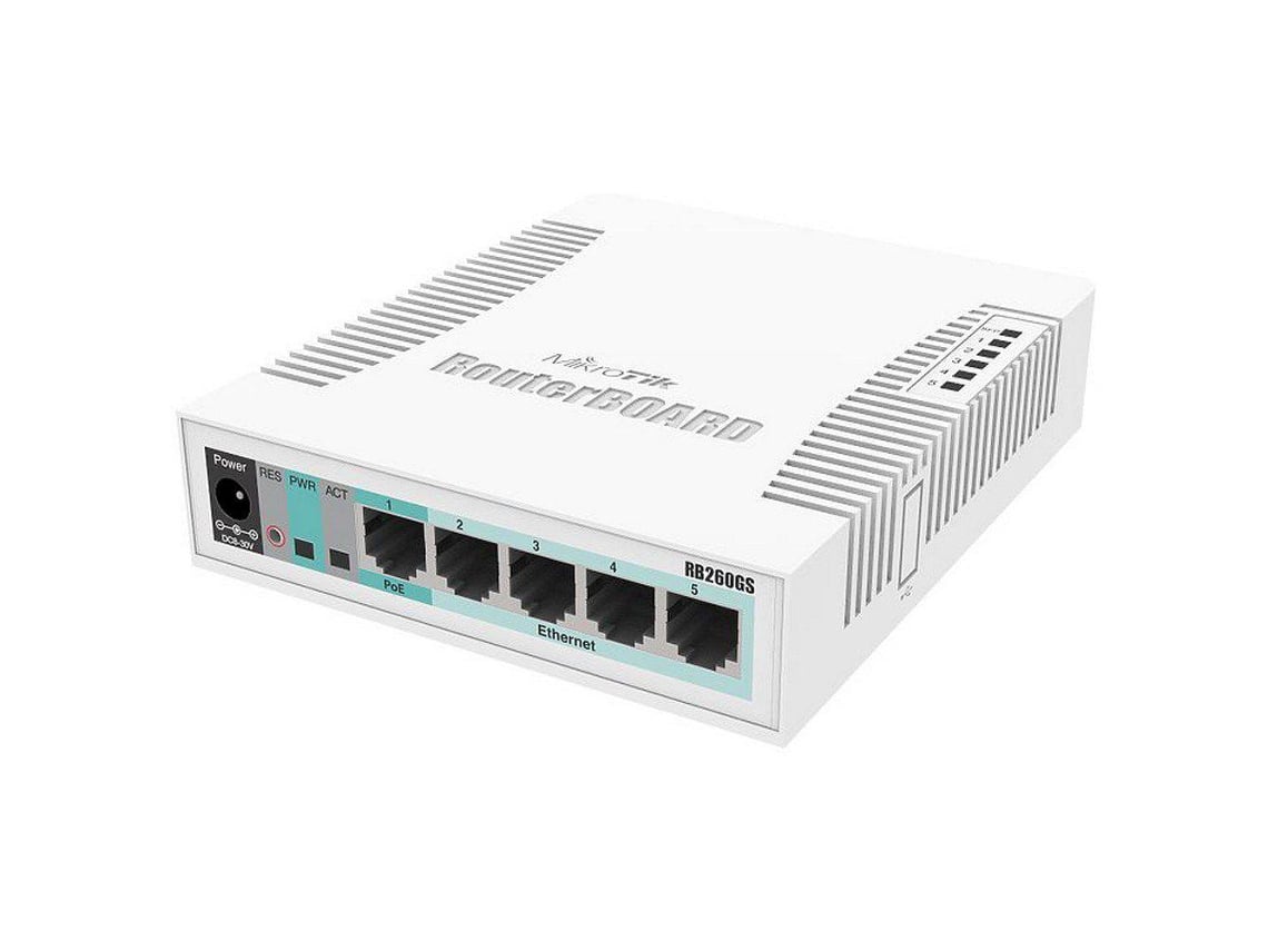 Switch Mikrotik CSS106-5G-1S 6 Portas/ RJ45 10/100/1000/ SFP/ PoE - Imagem 2