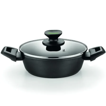 Caçarola Baixa Monix Green M480528 28cm em Alumínio Forjado Apta para Indução