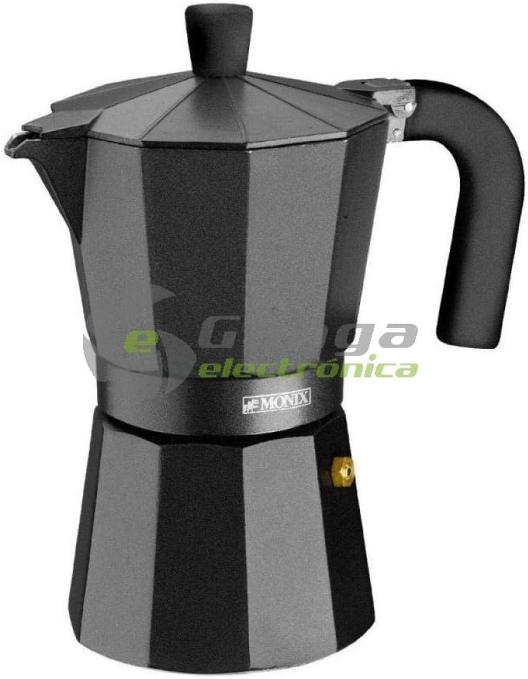 Cafeteira Italiana Monix Noir M640003/ 3 Chávenas/ Preta - Imagem 6