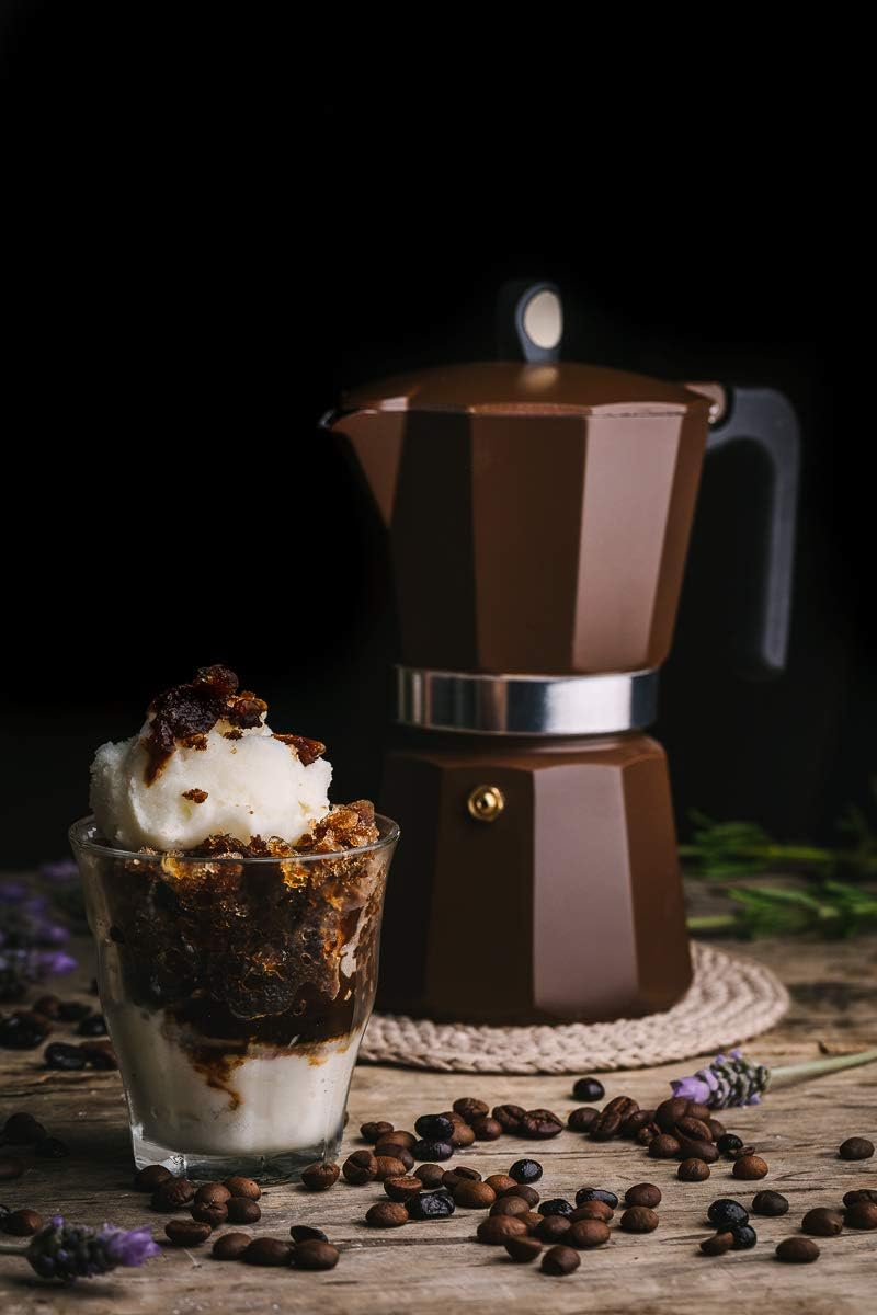 Cafeteira Italiana Induction Cream M671012/ 12 Chávenas/ Castanho - Imagem 3