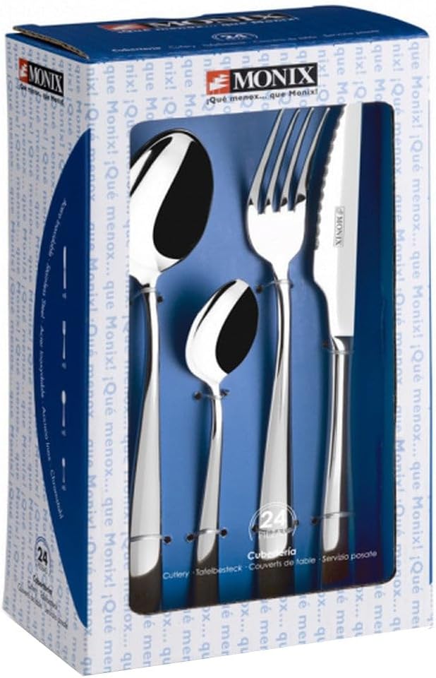 Pack 24 Talheres Monix M202974/ Aço inoxidável - Imagem 2