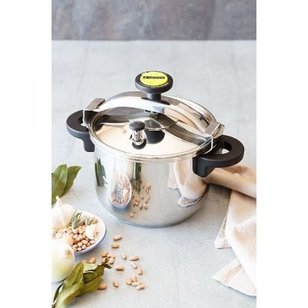 Panela de Pressão Monix Classica M530005/ 12L/ Aço Inoxidável/ Adequada para Indução - Imagem 2
