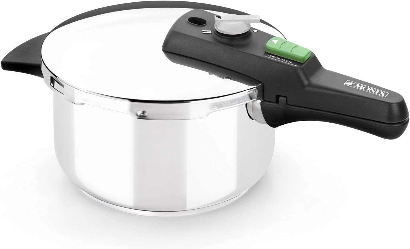 Panela de Pressão Monix Quick M560001/ 22cm/ 4L/ Aço Inoxidável