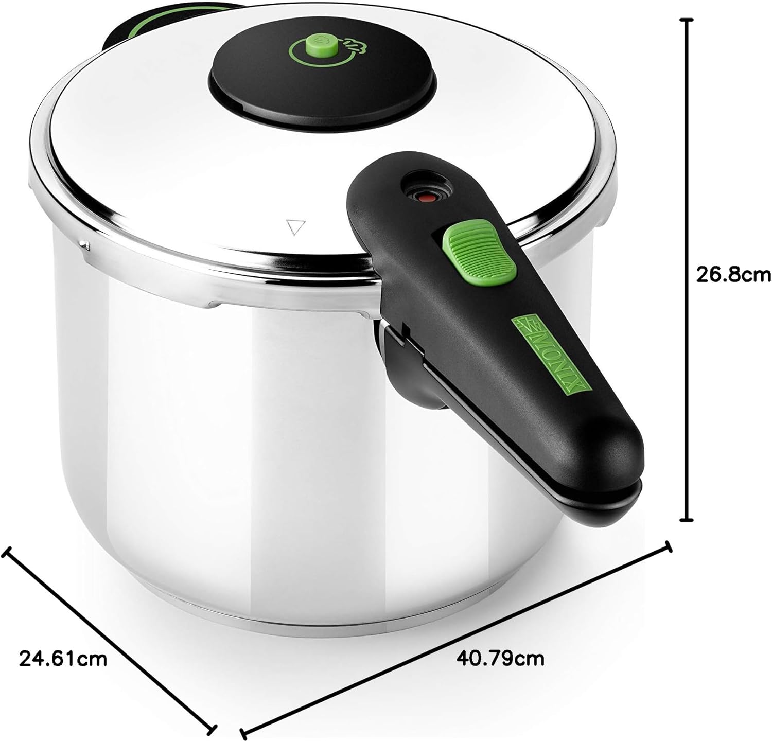 Panela de Pressão Monix M911002/ 6L/ Compatível com Indução - Imagem 11
