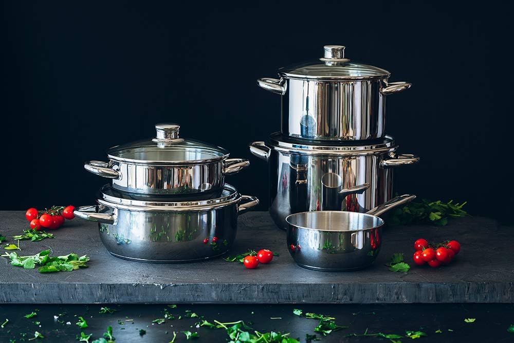 Pack Bateria de Cozinha Monix Optima2 MA50001/ Tacho 16cm/ Panelas 20 - 24cm/ Caçarolas 20 - 24cm/ Aço Inoxidável/ Apta para Indução - Imagem 8