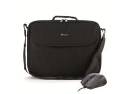 Mala + Rato Monray Bureau Kit para Portáteis até 16"/ Preto - Imagem 2