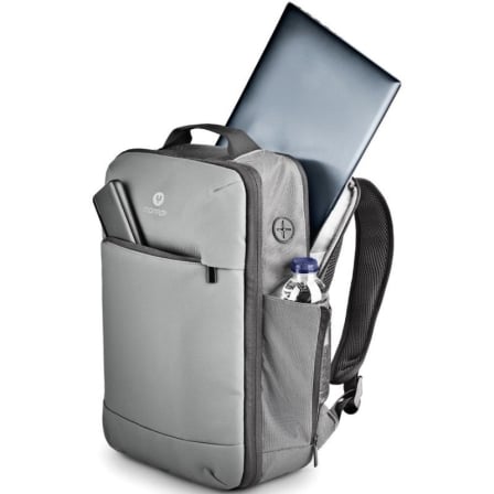 Mochila para Portátil Monray Sacks Horizon 14.1" Expansível 10L a 20L Impermeável Cinzento - Imagem 2
