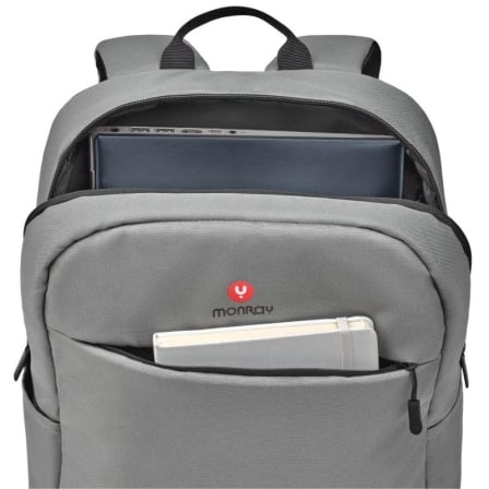 Mochila Monray Sacks Venture para Portátil até 15.6" 13L Resistente à Água Cinzento - Imagem 4