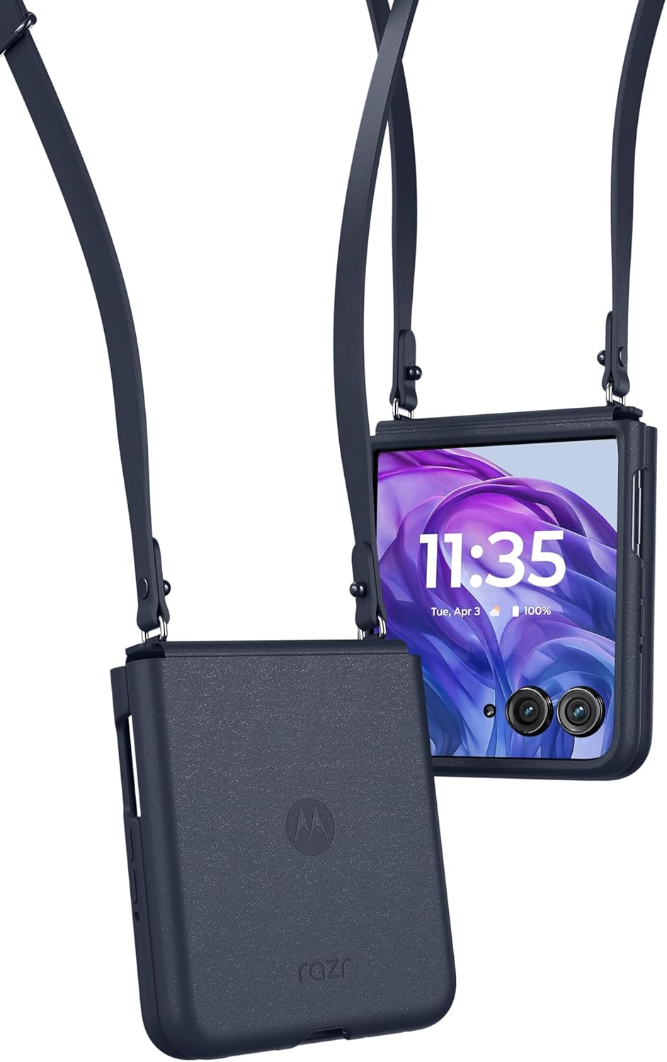 Smartphone Motorola Razr 50 Ultra 6.9" 12GB 512GB Snapdragon 8s Gen 3 5G Azul Escuro - Imagem 6