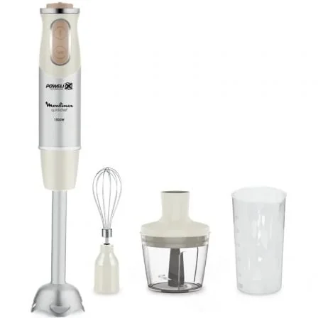 Varinha Mágica Moulinex Quickchef 3 em 1 1000W 10 Velocidades Tecnologia Powelix com Picadora e Batedor