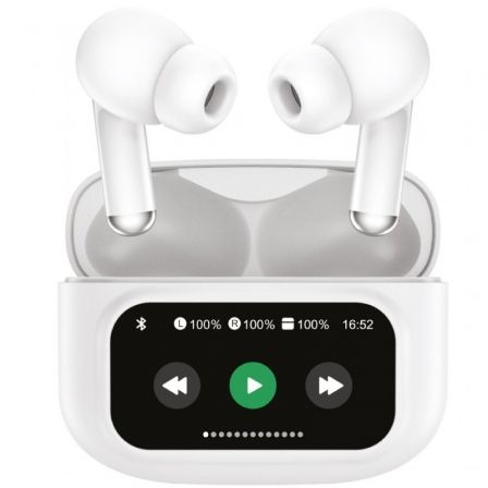 Auriculares Bluetooth Muvit For Change True Wireless Estéreo com estojo de carregamento/ Autonomia 6h/ Brancos