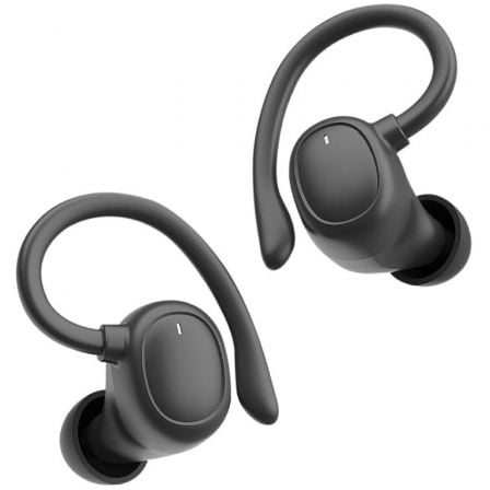 Auriculares Desportivos Bluetooth Muvit iO Smart True Wireless Sport ENC com estojo de carga/ Autonomia 6h/ Pretos