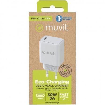 Carregador de Parede Muvit For Change MCACC0014/ 1xUSB Tipo-C/ 30W - Imagem 3