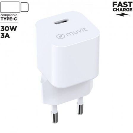 Carregador de Parede Muvit For Change MCACC0047/ 1xUSB Tipo-C/ 30W - Imagem 2