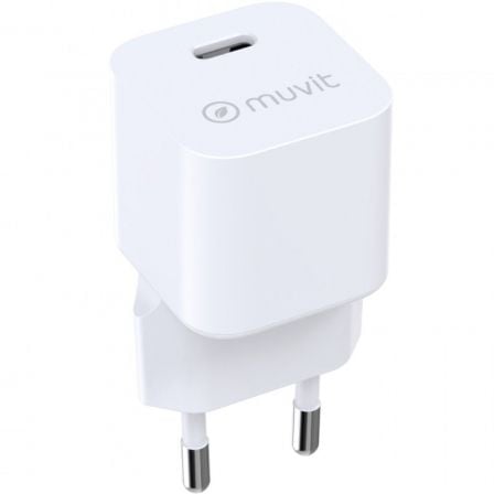 Carregador de Parede Muvit For Change MCACC0047/ 1xUSB Tipo-C/ 30W