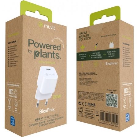 Carregador de Parede Muvit For Change MCACC0048/ 1xUSB Tipo-C/ 20W - Imagem 5