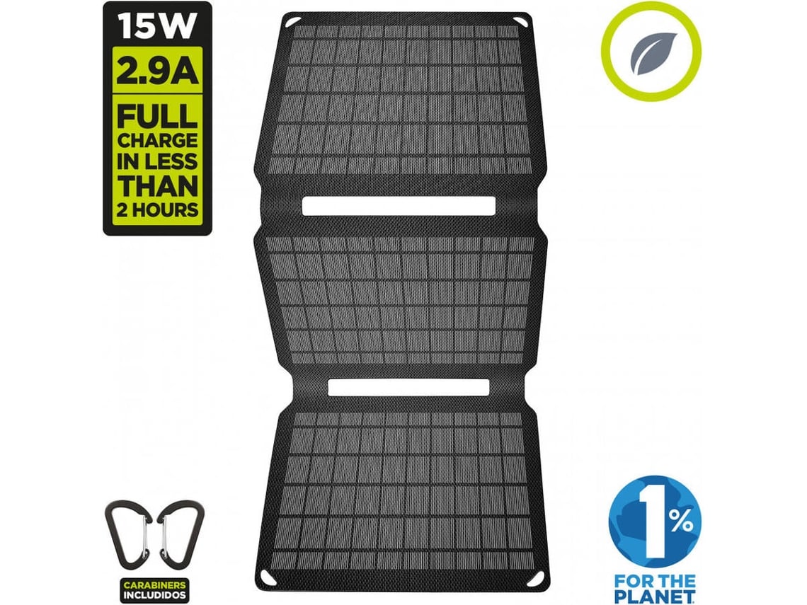 Painel Solar Portátil Muvit MCSCH0002/ 1xUSB/ 15W - Imagem 3