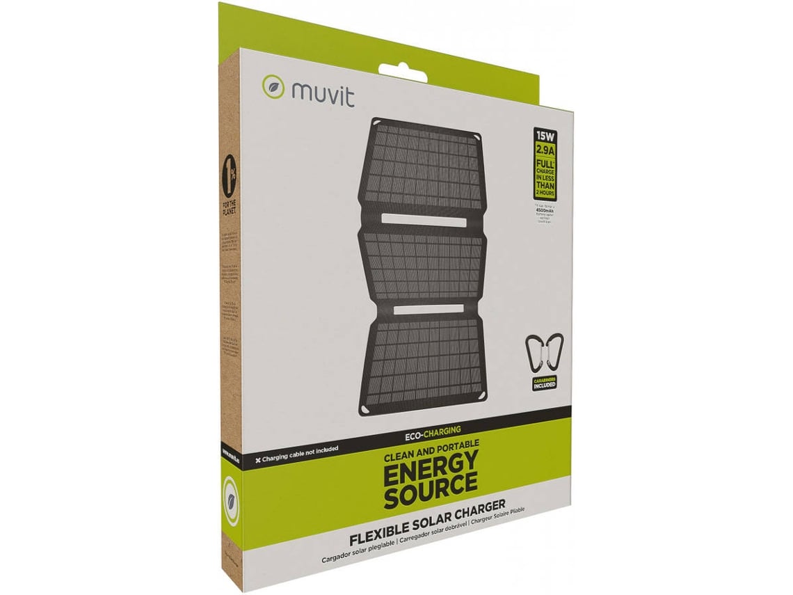 Painel Solar Portátil Muvit MCSCH0002/ 1xUSB/ 15W - Imagem 5