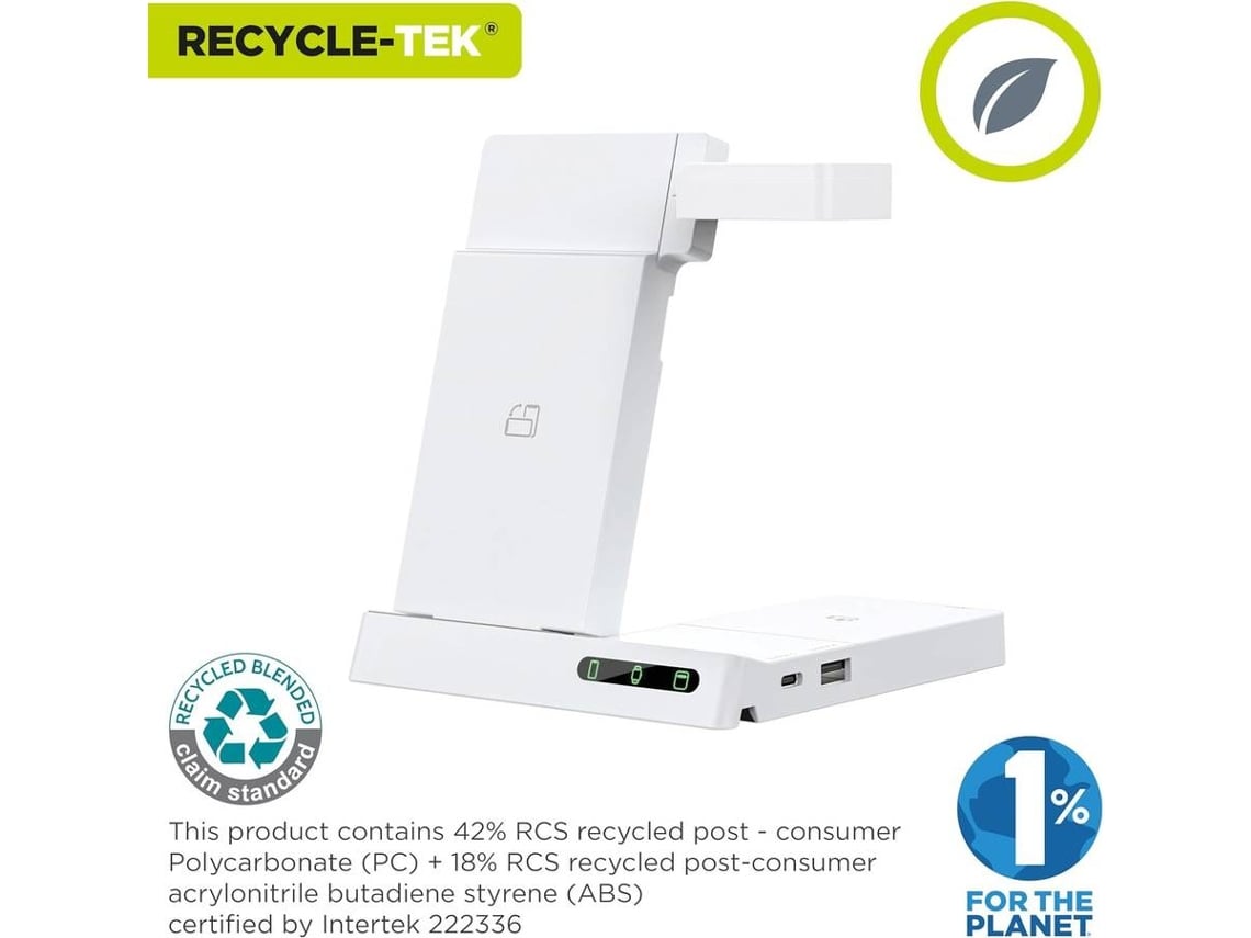 Carregador Sem Fios Muvit MCWIR0012/ 1xUSB Tipo-C/ 1xUSB/ 20W - Imagem 4