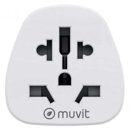 Tomada Universal Muvit For Change MCADP0007/ 1 Tomada de Corrente/ Branco - Imagem 3