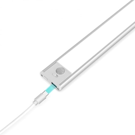 Barra de Luz LED Muvit iO MIOCAB001 20cm Sensor de Movimento Bateria 1000mAh CCT USB-C Branco - Imagem 3