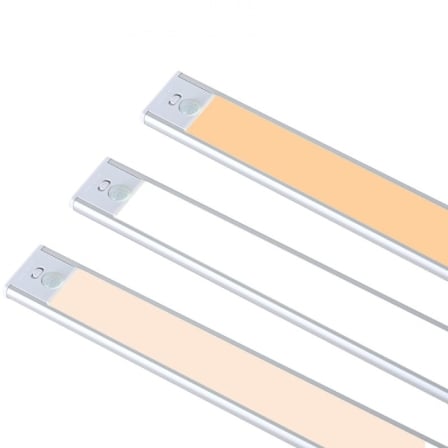 Barra de Luz LED Muvit iO MIOCAB002 30cm Sensor de Movimento Bateria 1500mAh CCT Branco - Imagem 2